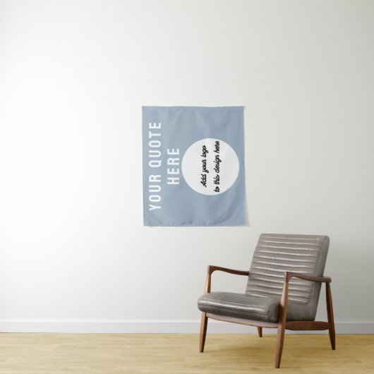 Aangepaste Logo & Quote Banner Gepersonaliseerde D Wandkleed (In situ)