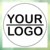 Aangepaste logo raamsticker (Vel 3)