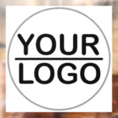 Aangepaste logo raamsticker (Vel 2)