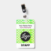 Aangepaste Logo Ready Personeel Label Professionel Badge (Voorzijde met clip)