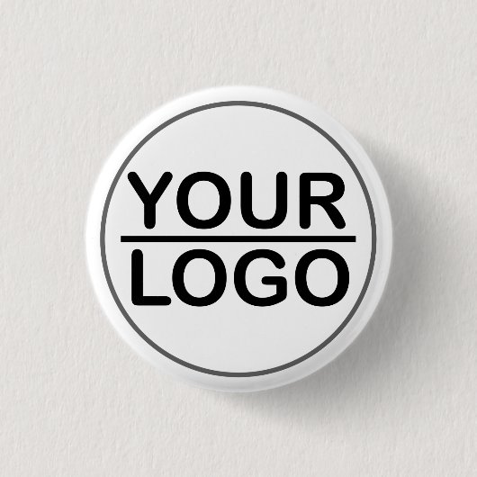 Aangepaste logo ronde button 3,2 cm (Voorkant)