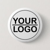 Aangepaste logo ronde button 5,7 cm (Voorkant)
