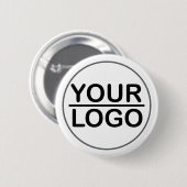 Aangepaste logo ronde button 5,7 cm (Voorkant /achterkant)