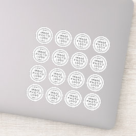 Aangepaste logo ronde cirkelvormige vinylstickers sticker
