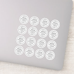Aangepaste logo ronde cirkelvormige vinylstickers sticker