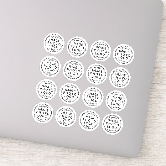 Aangepaste logo ronde cirkelvormige vinylstickers sticker (Detail)