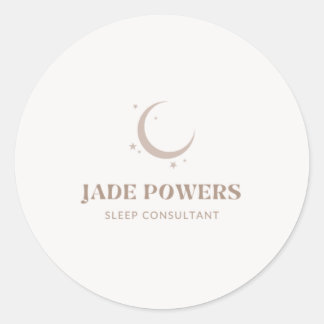 Aangepaste Logo Ronde Sticker