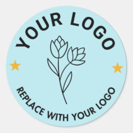 Aangepaste Logo ronde Sticker | Bedrijfslabels