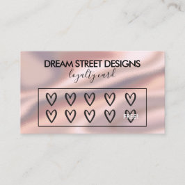 Aangepaste Logo roze zijderoute Kaart met logo Visitekaartje