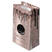 Aangepaste Logo Rse Blush Glitter Drivers Naam VIP Klein Cadeauzakje (Achterkant Gekanteld)