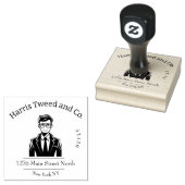 Aangepaste Logo Rubber Stamp voor Business Brandin Rubberstempel (Gestempeld)