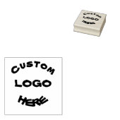 Aangepaste logo rubber stempel, vervanging van uw  rubberstempel (Gestempeld)