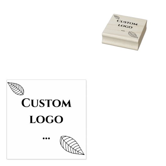 Aangepaste logo rubber stempel, vervanging van uw rubberstempel (Gestempeld)