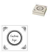 Aangepaste logo rubber stempel, vervanging van uw  rubberstempel (Gestempeld)