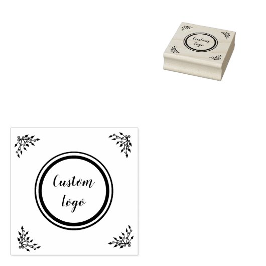 Aangepaste logo rubber stempel, vervanging van uw  rubberstempel (Gestempeld)