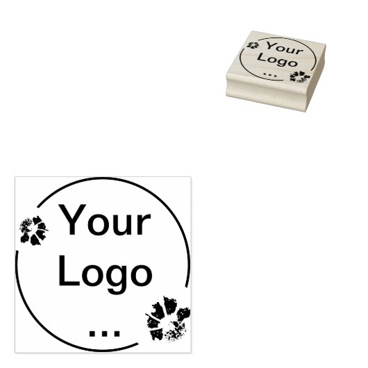 Aangepaste logo rubber stempel, vervanging van uw  rubberstempel (Gestempeld)