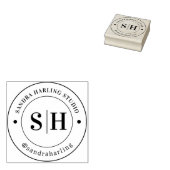 Aangepaste Logo rubberen stempel voor bedrijven (Gestempeld)