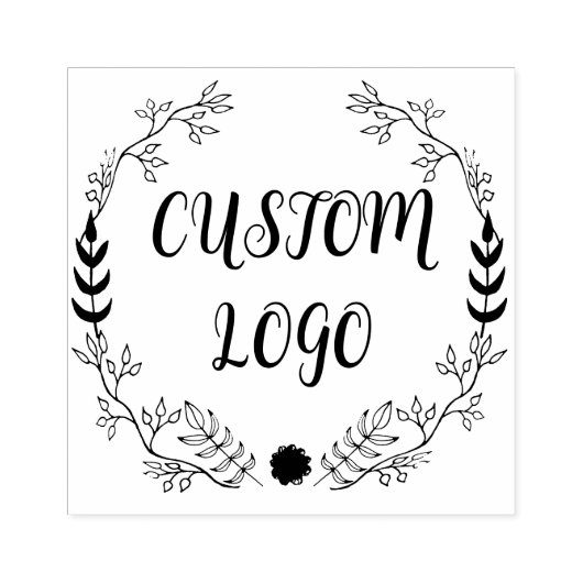Aangepaste Logo Rubberstempel (Afrduk)