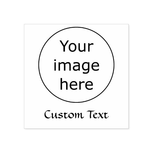 Aangepaste Logo Rubberstempel (Afrduk)