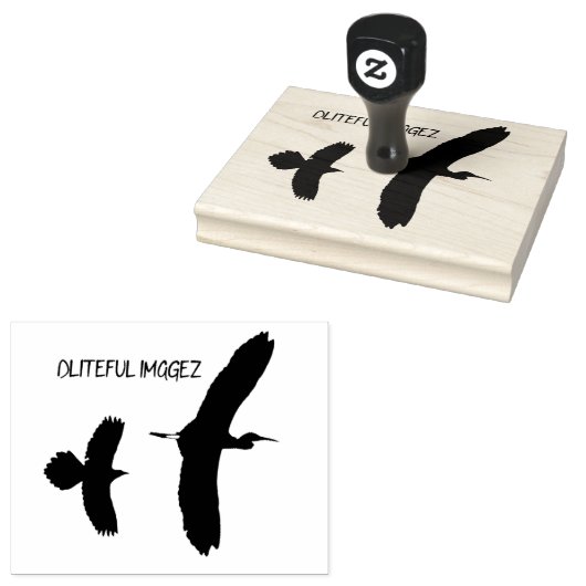 Aangepaste Logo Rubberstempel (Gestempeld)