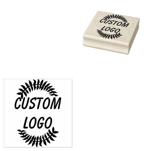 Aangepaste Logo Rubberstempel (Gestempeld)