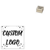Aangepaste Logo Rubberstempel (Gestempeld)
