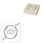 Aangepaste Logo Rubberstempel (Gestempeld)