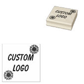 Aangepaste Logo Rubberstempel (Gestempeld)