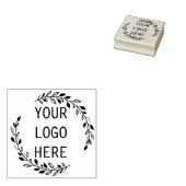 Aangepaste Logo Rubberstempel (Gestempeld)