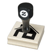 Aangepaste Logo Rubberstempel op maat (Stempel)