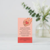 Aangepaste Logo Senior Companion of Oudere Zorgver Visitekaartje (Staand voorkant)