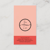 Aangepaste Logo Senior Companion of Oudere Zorgver Visitekaartje (Achterkant)