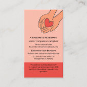 Aangepaste Logo Senior Companion of Oudere Zorgver Visitekaartje (Voorkant)