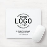 Aangepaste Logo Simple Minimal White Name Website Muismat<br><div class="desc">Dit schone en eenvoudige 'Custom Logo Modern Minimalist Business mousepad' is een promotionele koopwaar voor werknemers en klanten. Het bevat een volledige kleurenafdruk van om het even welke zakelijke logo, naamslogan en website of extra tekst. De witte achtergrond van dit professionele uitziende uitstrijkproduct is aanpasbaar en kan worden gewijzigd in...</div>