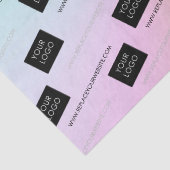 Aangepaste Logo Sjabloon Business Company Ombre Tissuepapier (Detail)