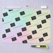 Aangepaste Logo Sjabloon Business Company Ombre Tissuepapier (Craft)