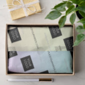 Aangepaste Logo Sjabloon Business Company Ombre Tissuepapier (Geschenk)