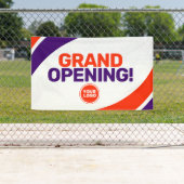 aangepaste logo sjabloon grand opening business ba spandoek (Insitu)