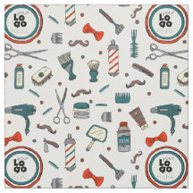 Aangepaste Logo Sjabloon Retro Barber Winkel op cr