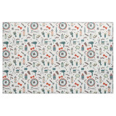 Aangepaste Logo Sjabloon Retro Barber Winkel op cr Stof (Fat Quarter)