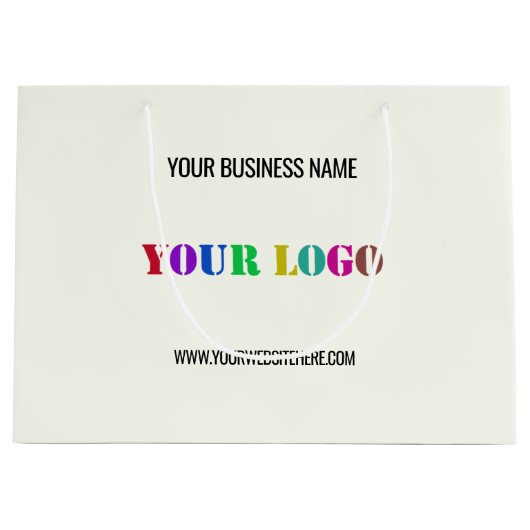 Aangepaste Logo SMS Business Promotion Cadeaus Groot Cadeauzakje (Voorkant)