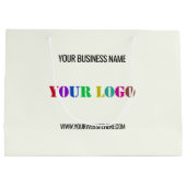 Aangepaste Logo SMS Business Promotion Cadeaus Groot Cadeauzakje (Achterkant)