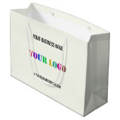Aangepaste Logo SMS Business Promotion Cadeaus Groot Cadeauzakje (Achterkant Gekanteld)