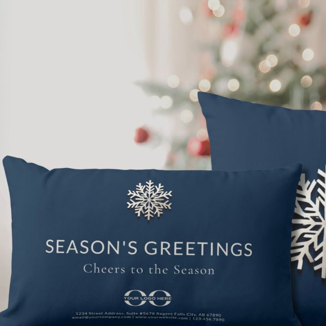 Aangepaste Logo sneeuwvlok lendenkussen Kussen (Creator heeft geüpload)