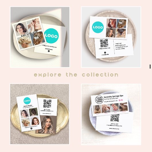 Aangepaste Logo Social Media-foto toevoegen Visitekaartje