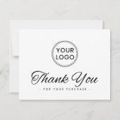 Aangepaste logo sociale media elegant bedankt (Voorkant)