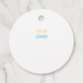 Aangepaste logo sociale media-elegant bedankt bedankjes labels (Achterkant)