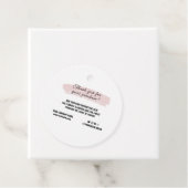 Aangepaste logo sociale media-elegant bedankt bedankjes labels (In situ)