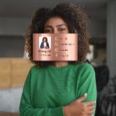 Aangepaste Logo sociale media Gold QR Code Foto Ro Visitekaartje