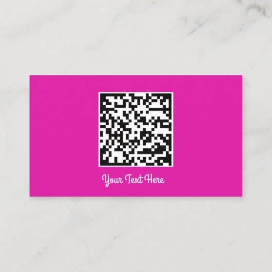 Aangepaste Logo sociale media Gold roze QR Code Pi Visitekaartje (Achterkant)